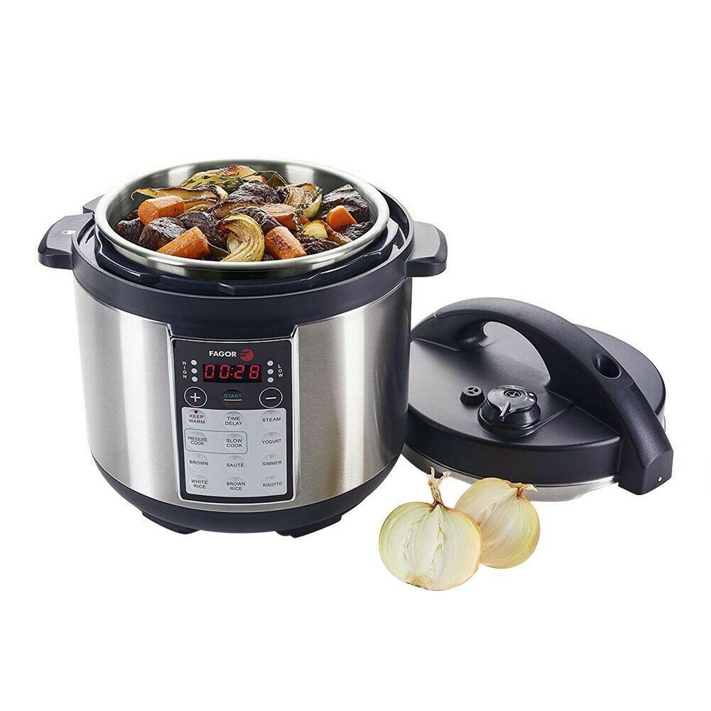 Fagor LUX MultiCooker 4Quart Electric Pressure, Slow and Rice Cooker