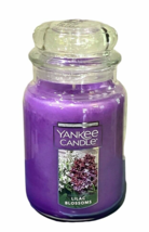 Yankee Candle Lilac Blossoms Scented Classic 22 OZ Jar Single Wick Cotta... - $38.59
