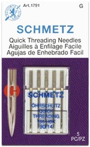 Schmetz Quick Self Threading Machine Needles-Size 90/14 5/Pkg - $9.14