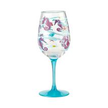 Lolita Seahorse Wine Glass Acrylic Set of 2 16 oz Seaside Nautical Pool Hot Tub image 3