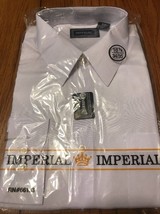 IMPERIAL Men&#39;s Shirt White Size 16 1/2 Long Sleeve Ships N 24h - $21.76