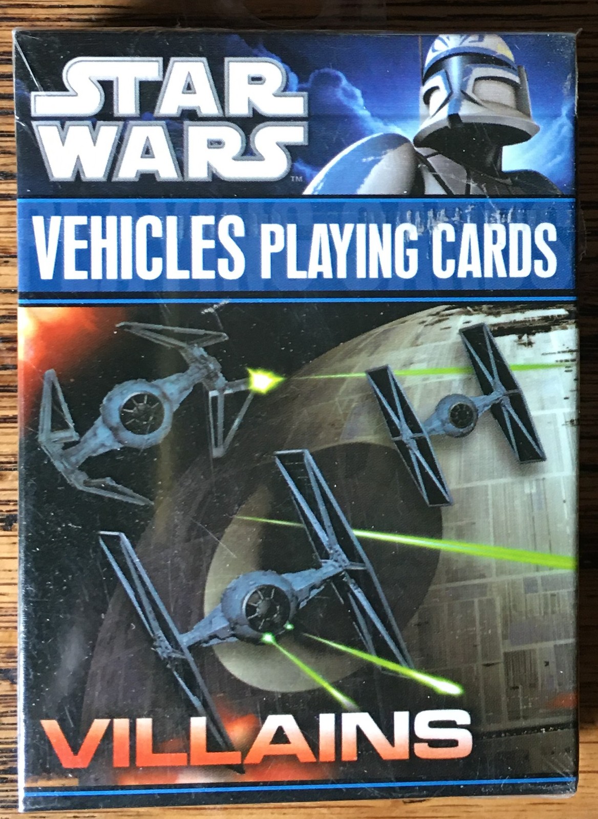 Star Wars Vehicles Playing Cards: Villains - New