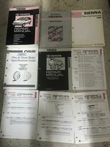 1998 Toyota Sienna Van Service Shop Repair Manual Set OEM W Wiring Trans Bk + - $89.05