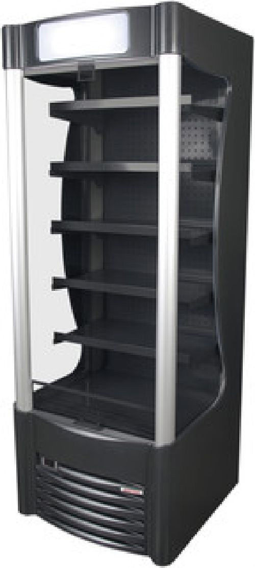 NEW 28" UPRIGHT REFRIGERATED OPEN MERCHANDISER DISPLAY COOLER/ 115 VOLT
