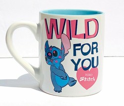 Disney's Lilo and Stitch Wild For You XOXO Heart Lip Prints 14 ounce Coffee Mug - £16.09 GBP