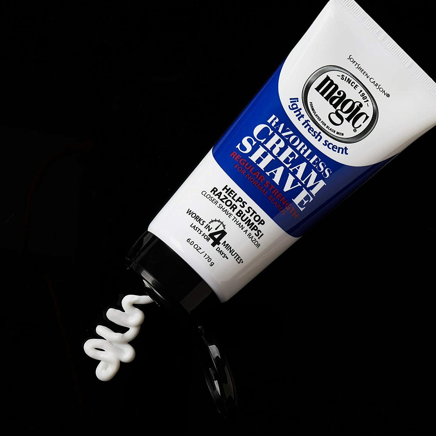 MAGIC SHAVING CREAM BY SOFTSHEEN CARSON, RAZORLESS HAIR REMOVAL, NO