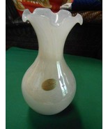 Beautiful MURANO Style Crystal VASE...Made in Italy - $19.39