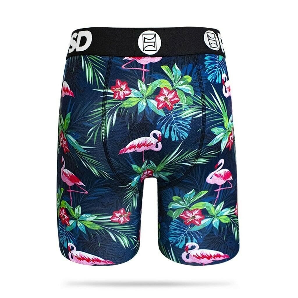 Psd Hawaïen Flamants Roses Fleurs Arbres Athlétique Caleçon Boxer Sous ...