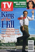 ORIGINAL Vintage June 3 1995 TV Guide No Label Larry King 1st Cover image 1