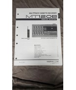 YAMAHA MULTITRACK CASSETTE RECORDER MT120S SERVICE MANUAL WITH SCHEMATICS  - $15.99