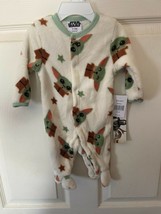 The Mandalorian Boy's The Child Snap Front Pajamas 0-3 Month *NEW* h1 - £10.28 GBP