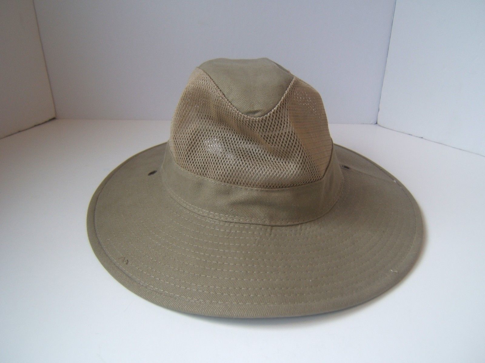 Dorfman Pacific M Outback Vented Sun Hat Medium Stiff Brim Cap - Men's ...