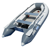 BRIS 9.8 ft Inflatable Boat Dinghy Yacht Tender Fishing Raft Pontoon W/Air Floor image 1