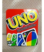 UNO With Customizable Wild Cards In Tin 2-10 Players Age 7+ - $9.00