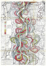 Sheet 9 - 1944 Harold Fisk Map Mississippi River Meander Belt Alluvial Valley - $13.81+