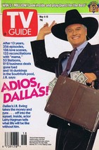 ORIGINAL Vintage TV Guide May 4 1991 No Label Larry Hagman Dallas