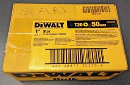 Dewalt DW2620B50 T20 x 1&quot; Torx Screw Bit Tips 50 Pack - $14.85