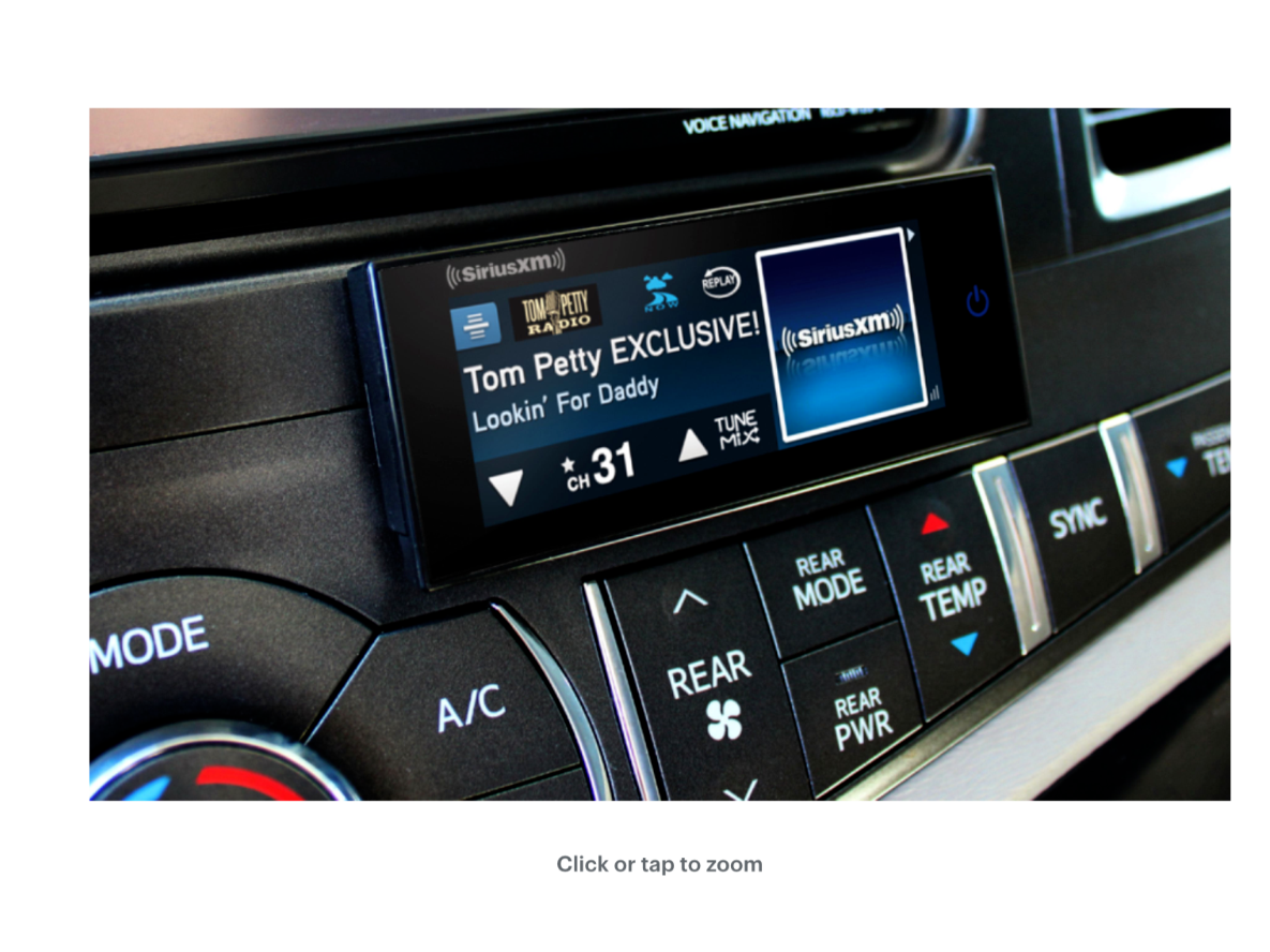 SiriusXM Commander Touch Satellite Radio Tuner w/ Touchscreen