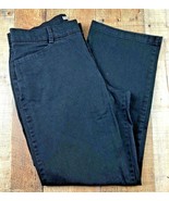 Lee Relaxed Straight Leg Women&#39;s Black Jeans Size 14M  34x29&quot; - $19.75