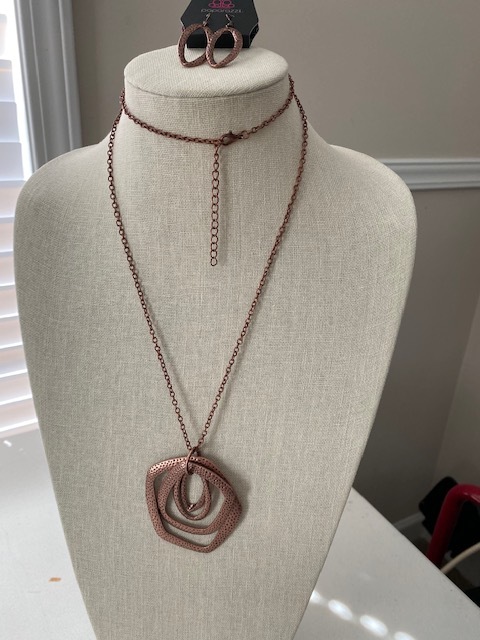 Paparazzi Urban Artisan Copper Necklace 2024 www.astradizajn .mk