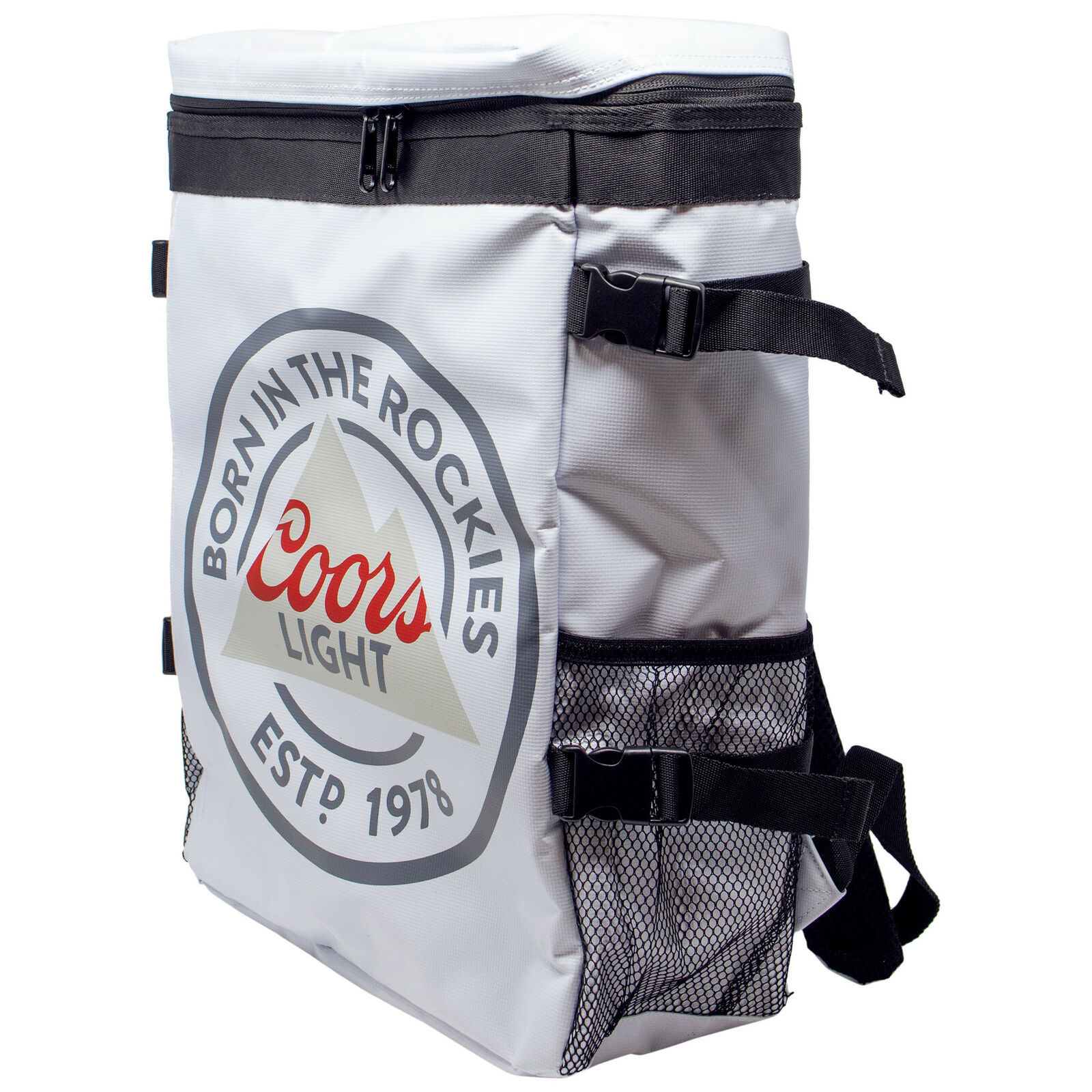 Coors Light Beer Logo Backpack Cooler White Camping Ice Boxes & Coolers