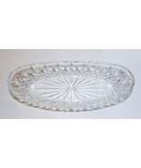 STUNNING WATERFORD CRYSTAL LISMORE 10 3/4&quot; OVAL CELERY DISH - $89.09