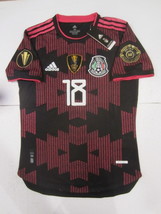 Andres Guardado Mexico Gold Cup Champions Match Black Home Soccer Jersey 2020-21 - $90.00