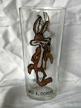 Black Letters Vintage 1973 Arby's Warner Brothers Pepsi Wile E Coyote Glass - $12.00