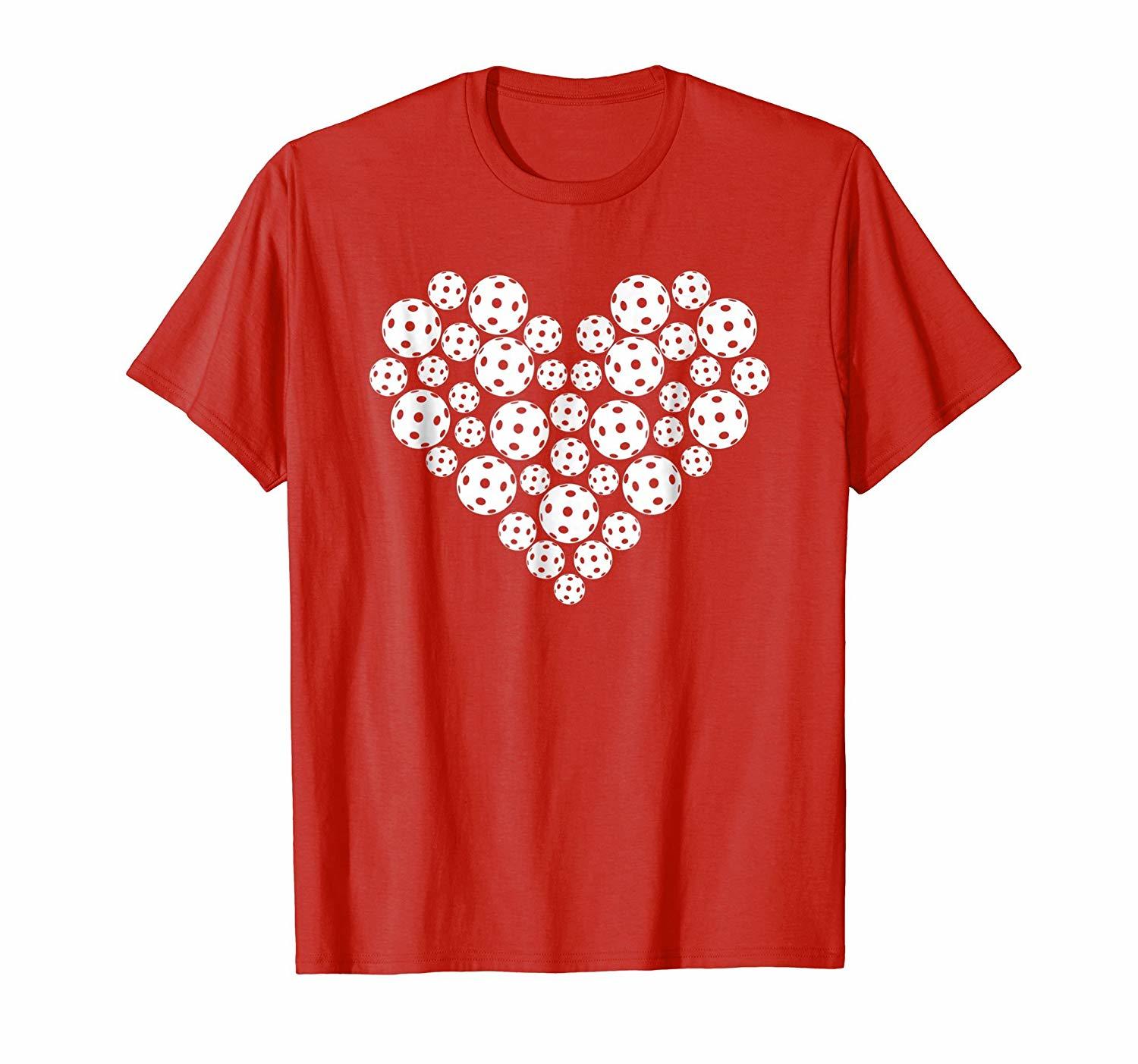 Funny Tee - Funny Pickleball Love Heart Shape Valentine T-Shirt Men - T ...