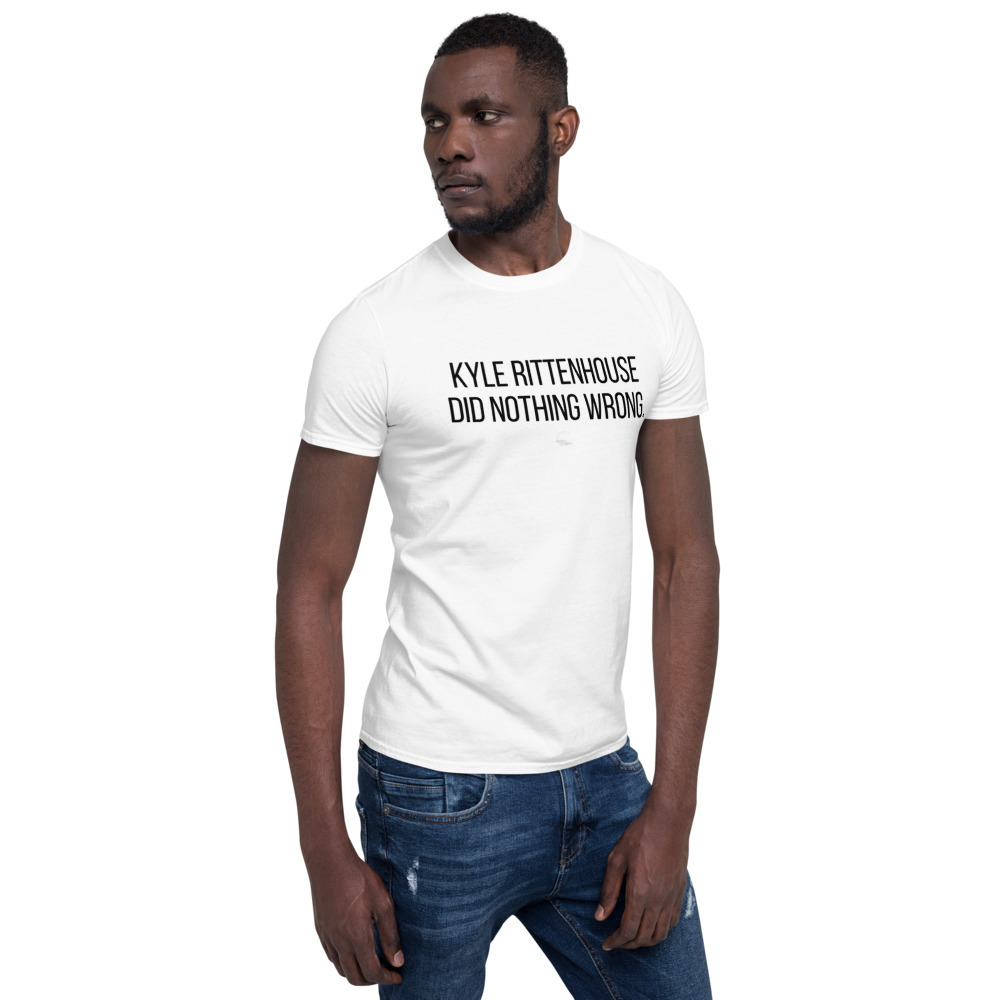 Kyle Rittenhouse Did Nothing Wrong Kenosha Short-Sleeve Unisex T-Shirt ...