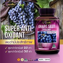 Auswelllife Grape Seed 50000mg Super Anti-Oxidant 60 Capsules - $58.79