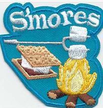 Cub Girl Boy SMORES Embroidered Iron-On Fun Patch Crests Badge Scout Gui... - $4.90