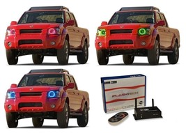 for Nissan Frontier 01-04 RGB Multi Color WIFI LED Halo kit for Headlights - $245.52