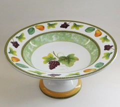 Mikasa Large BF 141 Fruit Odyssey Footed Salad Serving Bowl 12.75&quot; Portu... - $64.35