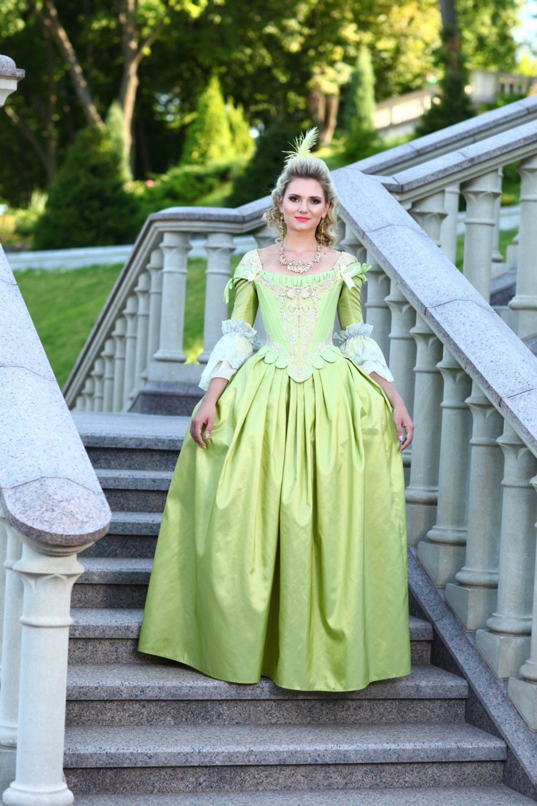 18th Century Marie Antoinette Dress Gown Cosplay Costume ...