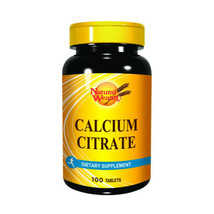 NATURAL WEALTH - CALCIUM CITRATE - DIETARY SUPPLEMENT - 200mg - 100 TABS - $39.00