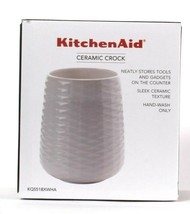 KitchenAid KQ551BXWHA Ceramic Crock Stores Tools & Gadgets On The Counter