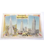 Vintage Postcard Monarchs of New York Chryslor, R.C.A., Empire State Bui... - $9.99