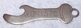 John Graf Co.Jamaica Pale Dry Ginger Ale Bottle Opener Milwaukee Wisconsin - $19.95