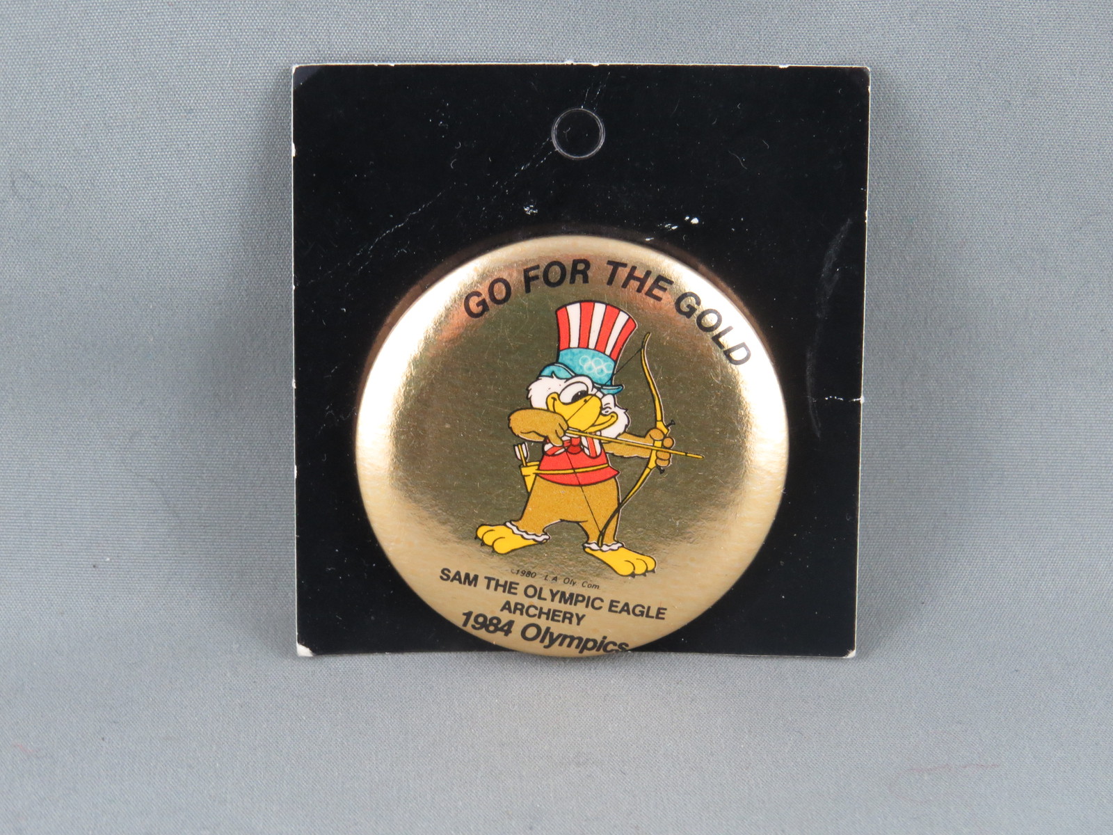 Vintage Olympic Event Pin Archery Los Angeles 1984 Screened Pin