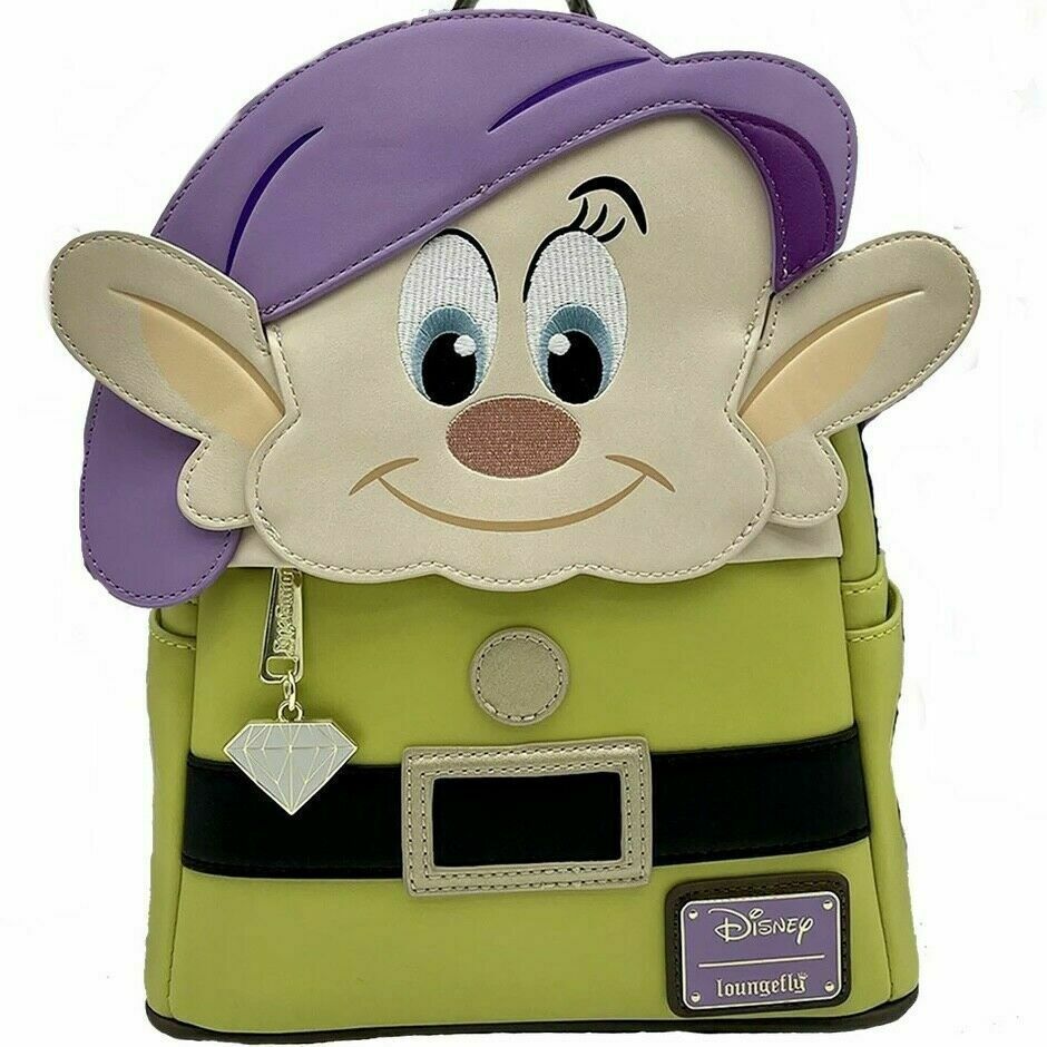Disney Loungefly Snow White Cosplay Bow Handle Mini Backpack