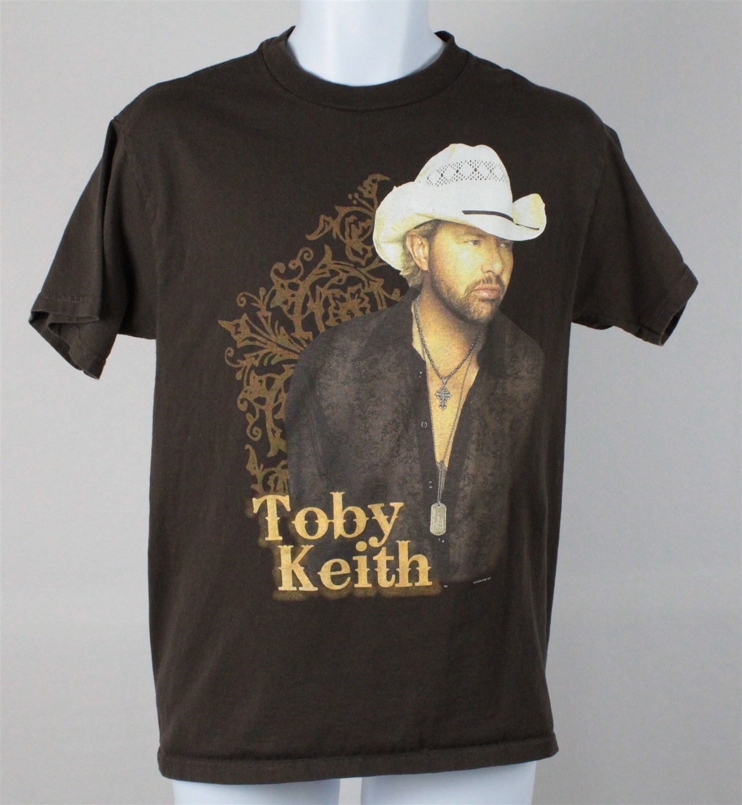 Toby Keith Men's Concert Tee Biggest & Baddest Tour 2008 T-Shirt Size M ...