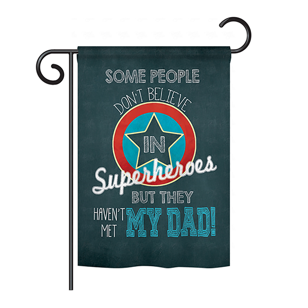 Superhero Dad - 13" x 18.5" Impressions Garden Flag - G165104 - Holiday