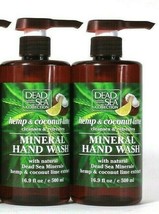 2 Bottles Dead Sea Collection 16.9 Oz Coconut Lime Refreshing Mineral Hand Wash