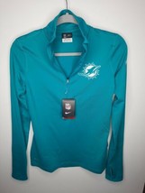 Miami Dolphins NFL Hoodie Nike Dri-Fit  Hyperwarm Series Woman&#39;s Shirt  ... - $59.35