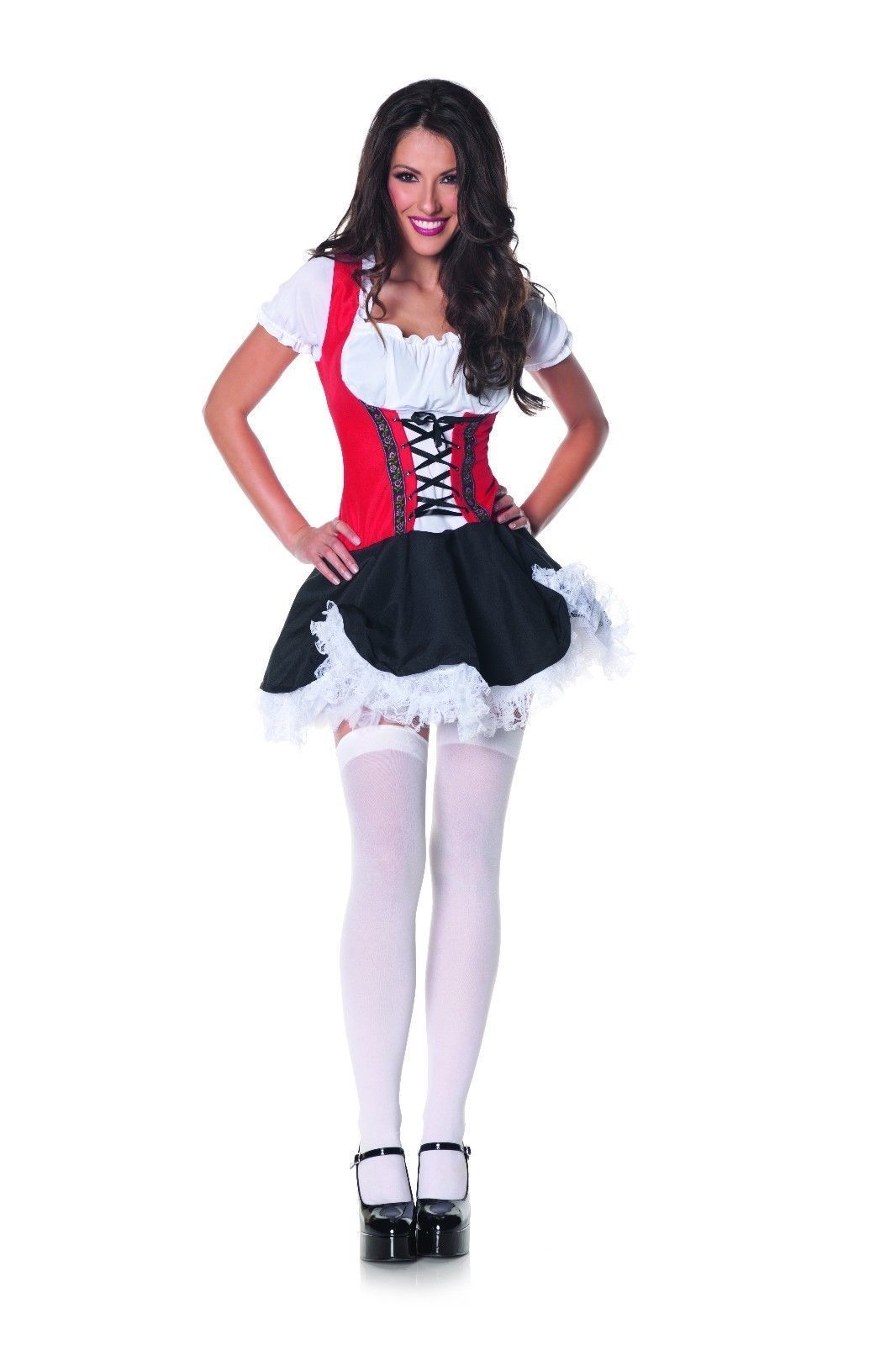Underwraps Beer Maiden Adult Womens Oktoberfest Halloween Costume ...