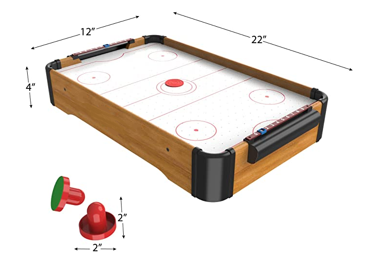 20″ Air Hockey Tabletop Family Fun Home Arcade Game Air Hockey