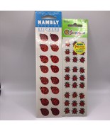 Ladybug Stickers Lot Of 2 Sealed Packs Prism Shimmer Sandylion Scrapbooking - $11.88