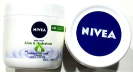 2 Nivea Body Cream Aloe And Hydration Deep Moisture Serum Normal To Dry Skin
