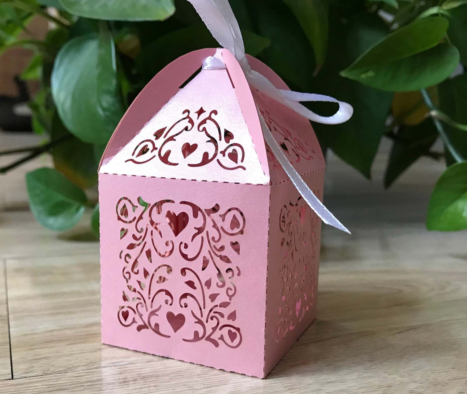 100pcs Pink Small Gift Packaging Boxes,Small Chocolate Boxes,Candy Gift Boxes